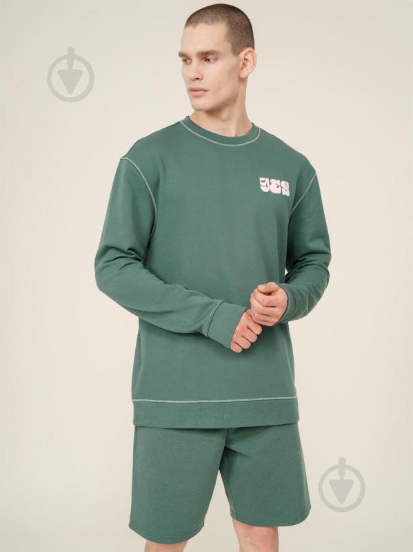 Свитшот Outhorn SWEATSHIRT M321 OTHSS23TSWSM321-44S р. L зеленый - фото 1