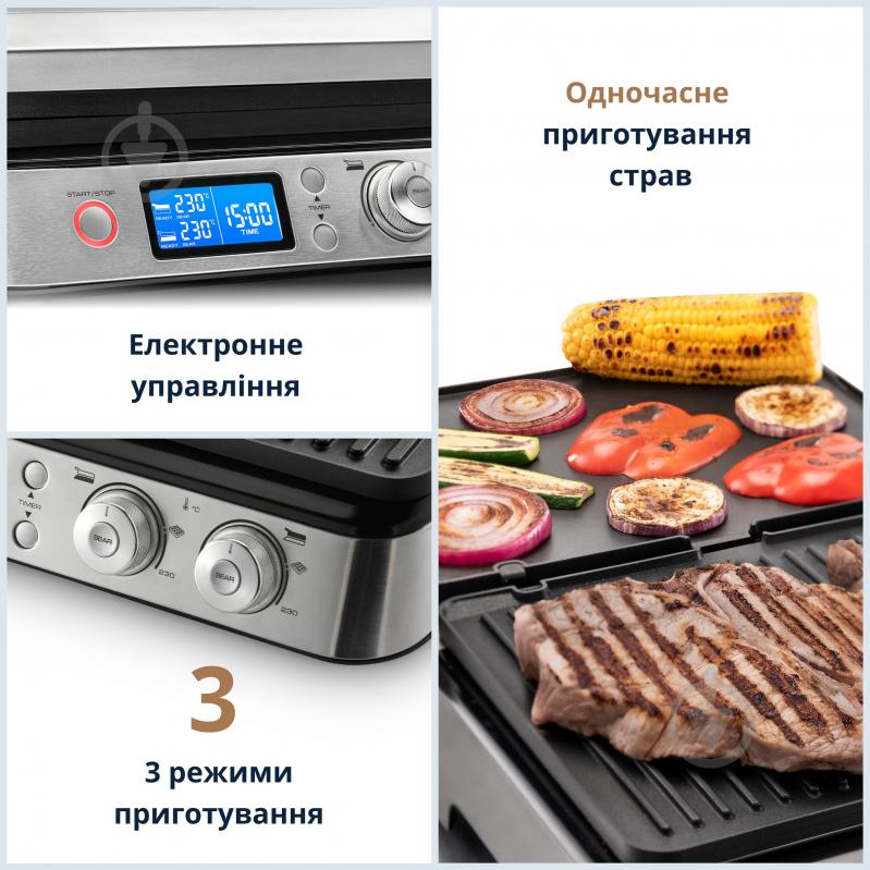 Контактний гриль Delonghi CGH1020D контактний - фото 2