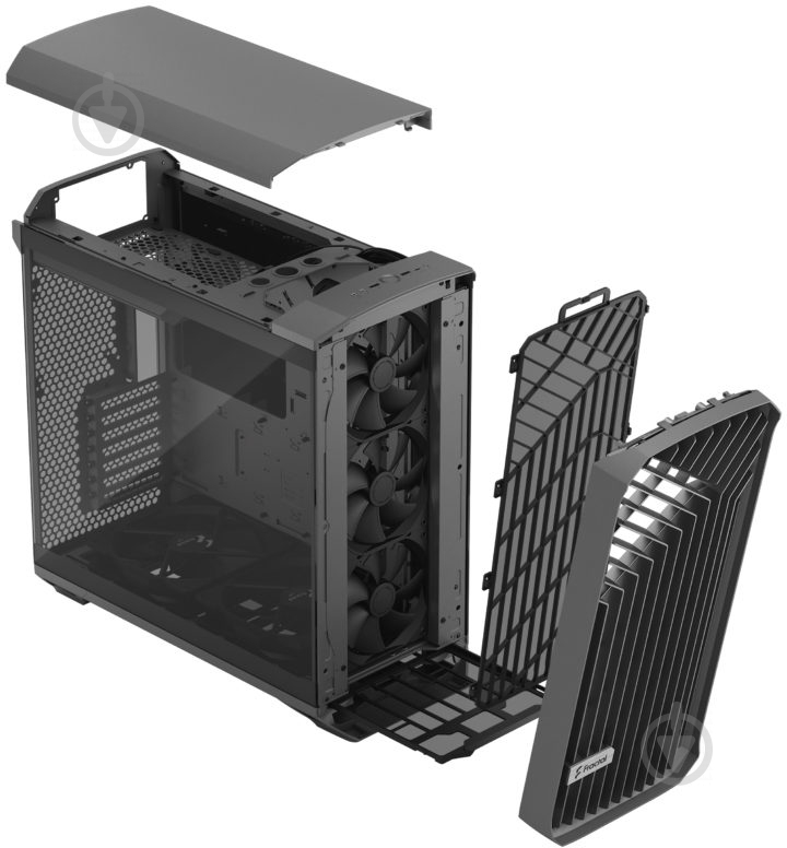 Корпус Fractal Design Torrent Gray TG Light Tint (FD-C-TOR1A-02) - фото 21