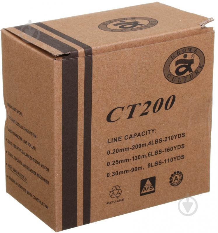 Катушка карповая GStream Grows Culture CT 200 (1bb) 2000 - фото 4 Катушка карповая GStream Grows Culture CT 200 (1bb) 2000 - фото 4