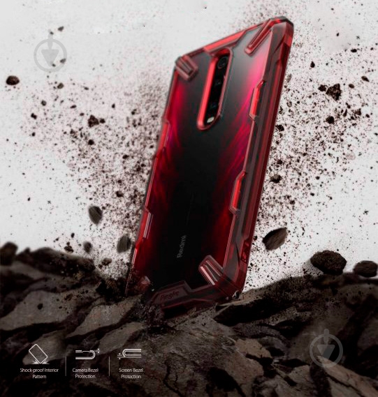 Чехол Ringke Fusion X Ruby Rad для Xiaomi Mi 9T - фото 5