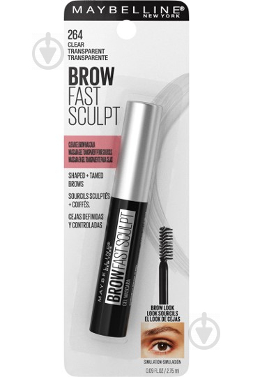 Тушь для бровей Maybelline New York Brow Fast Sculpt 10 Clear 2,8 мл - фото 4