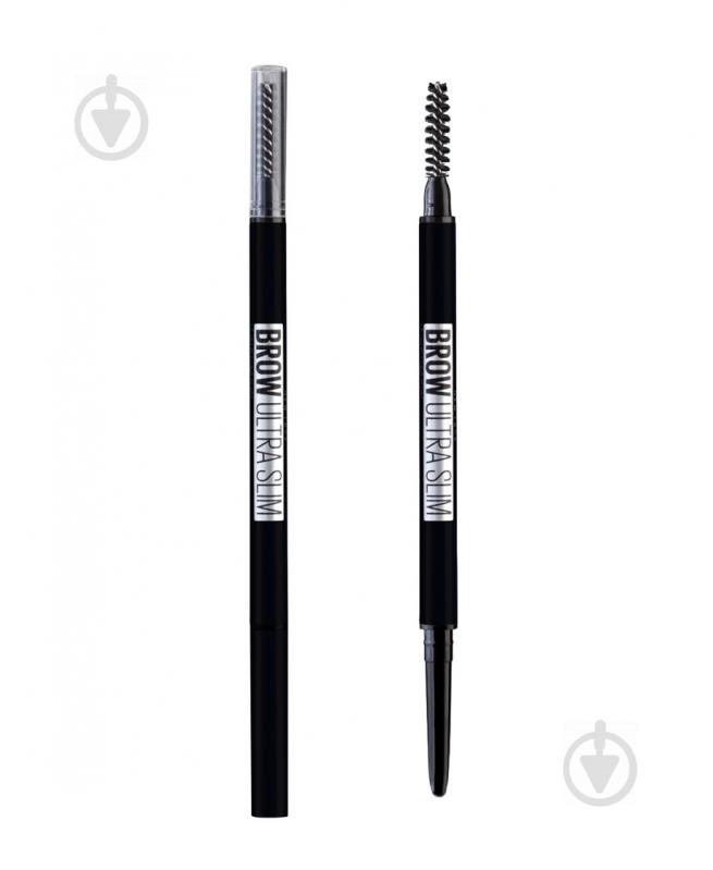 Карандаш для бровей Maybelline New York Brow Ultra Slim 07 Black 0,15 г - фото 1