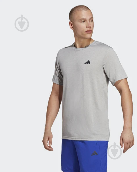 Футболка Adidas TR-ES COMF TEE IC7424 р.2XL серый - фото 2