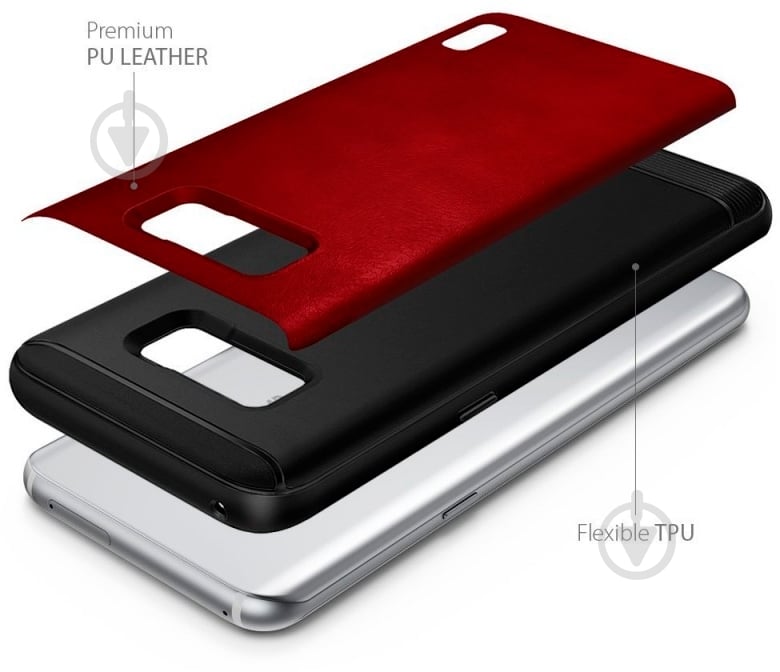 Чехол Ringke Flex S для Samsung Galaxy S8 Plus Red (RCS4355) - фото 3