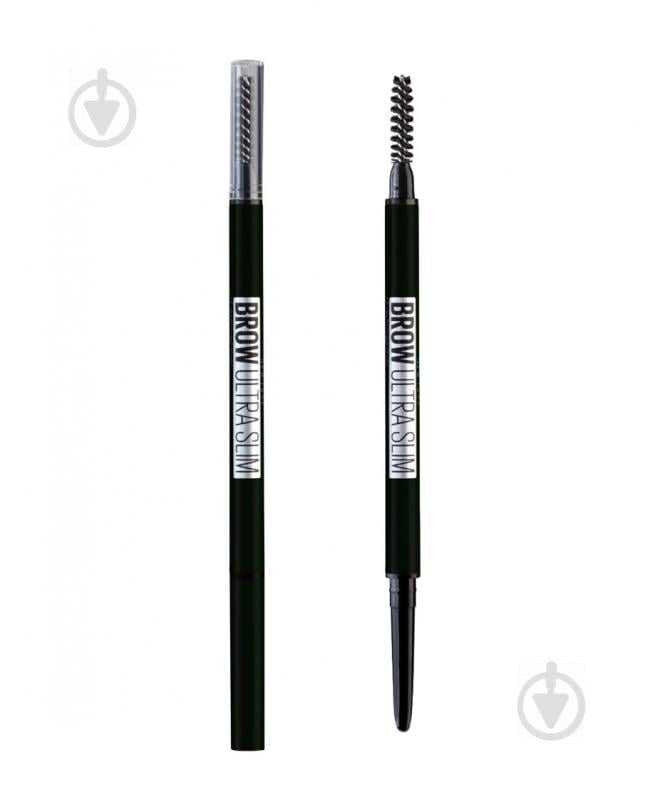 Карандаш для бровей Maybelline New York Brow Ultra Slim 06 Black Brown 0,15 г - фото 1