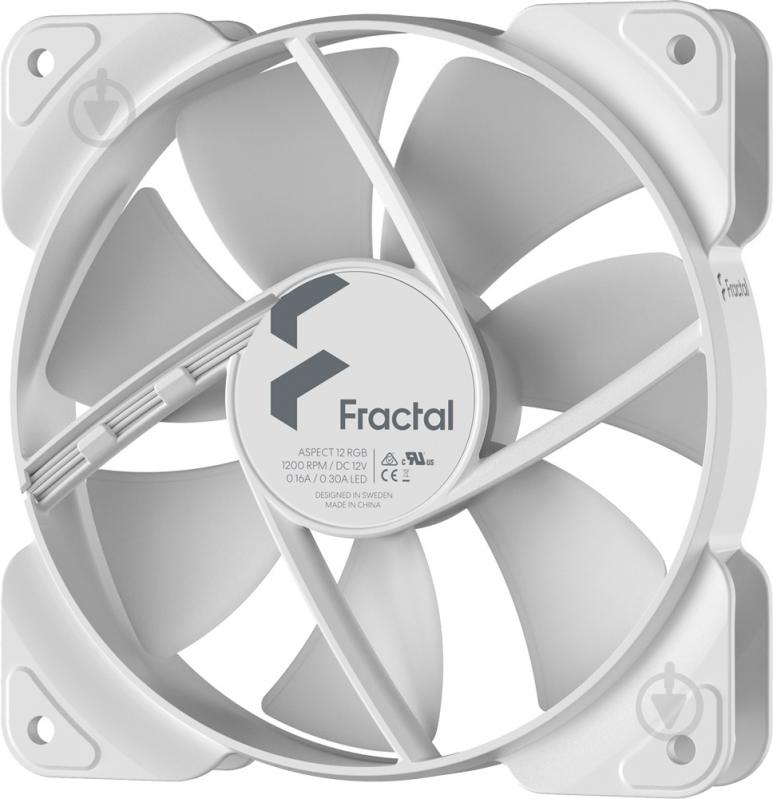 Вентилятор для корпуса Fractal Design Aspect 12 RGB White Frame (P1755) - фото 4