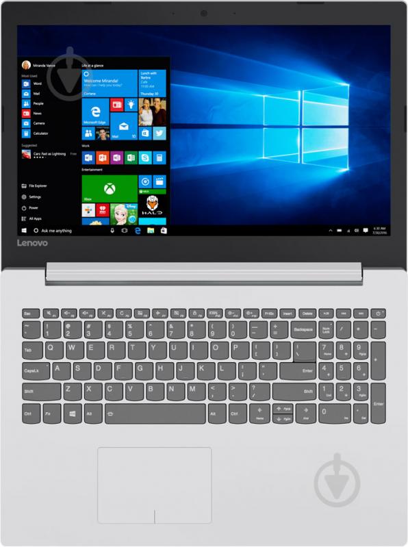 Ноутбук Lenovo IdeaPad 320-15IKB 15.6" (80XL03HQRA) blizzard white - фото 6