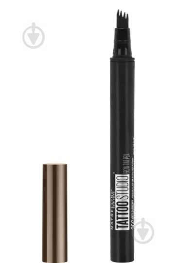 Маркер для брів Maybelline New York Tattoo Brow 120 Medium Brown 0,15 г - фото 2