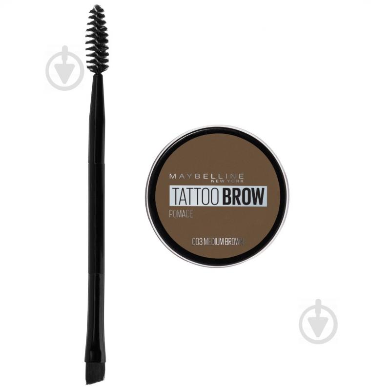 Помада для брів Maybelline New York Tattoo Brow 003 Medium Brown 2 г - фото 3