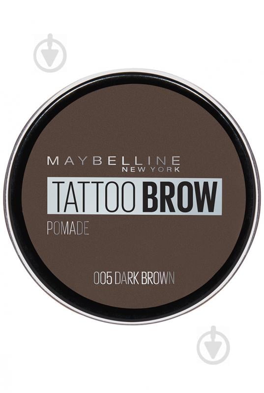 Помада для бровей Maybelline New York Tattoo Brow 005 Dark Brown 2 г - фото 1