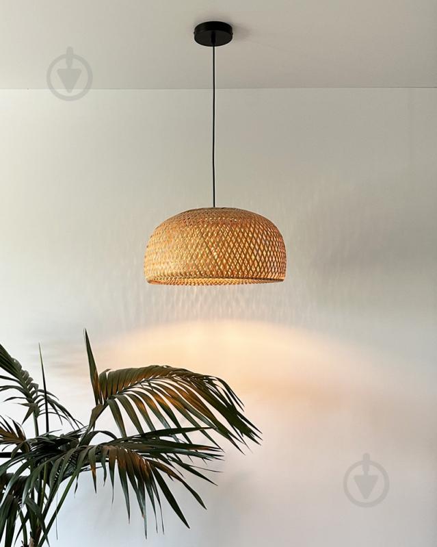 Люстра подвесная Edlin Zanzibar 1x60 Вт /E27 бежевый PLP25155 - фото 5