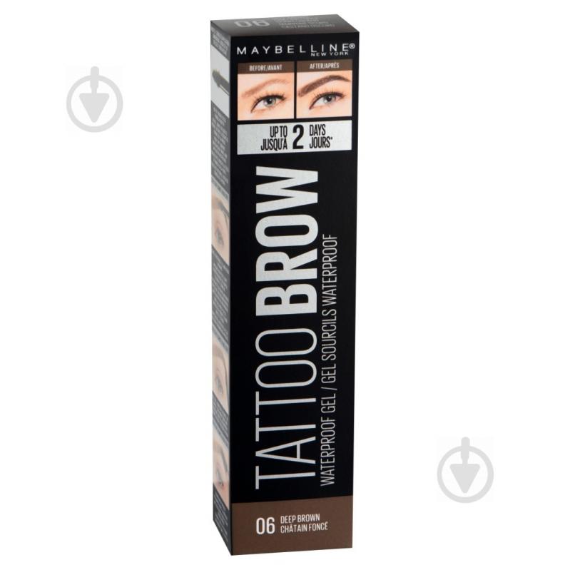 Помада для брів Maybelline New York Tattoo Brow 06 Deep Brown 5 мл - фото 1