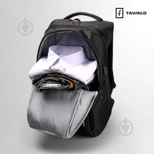 Рюкзак Tavialo Smart TB20-124BL 20 л чорний - фото 11