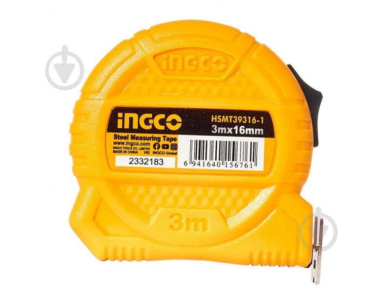 Рулетка INGCO Super Select HSMT39316-1 3 м x 16 мм - фото 1 Рулетка INGCO Super Select HSMT39316-1 3 м x 16 мм - фото 1