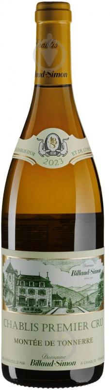 Вино Billaud-Simon Chablis Premier Cru Montee de Tonnerre 2023 0,75 л - фото 1 Вино Billaud-Simon Chablis Premier Cru Montee de Tonnerre 2023 0,75 л - фото 1