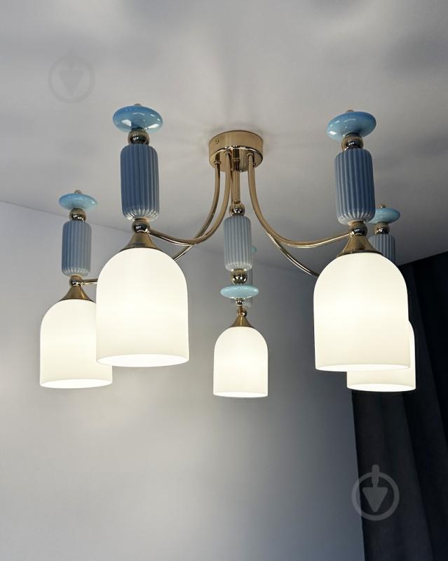Люстра Edlin Almira 5x60 Вт E27 мульті PLP25165 - фото 6