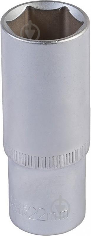 Насадка торцева 6-гранна подовжена 1/2" 22 мм CRV MasterTool 1 шт. 78-0522 - фото 1 Насадка торцева 6-гранна подовжена 1/2" 22 мм CRV MasterTool 1 шт. 78-0522 - фото 1