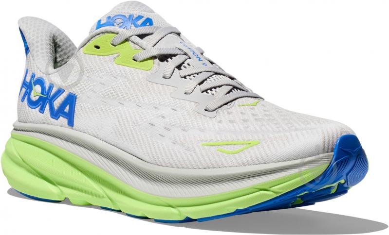 Кроссовки чоловічі Hoka CLIFTON 9 1127895-STLC р.42 светло-серые - фото 3