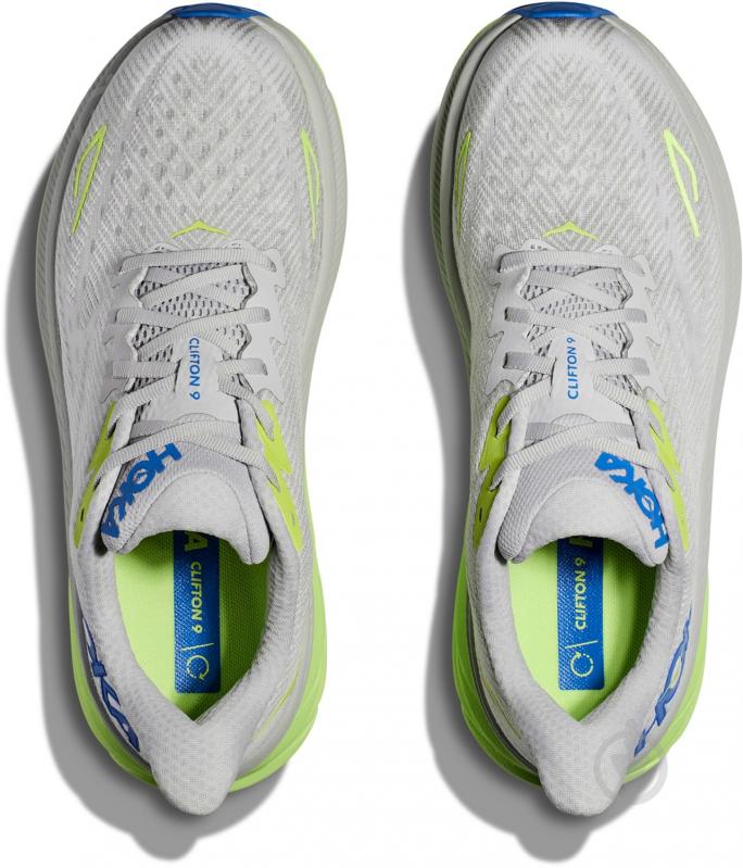 Кроссовки чоловічі Hoka CLIFTON 9 1127895-STLC р.42 светло-серые - фото 7