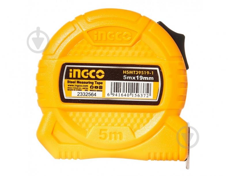 Рулетка INGCO Super Select HSMT39519-1 5 м x 19 мм - фото 1 Рулетка INGCO Super Select HSMT39519-1 5 м x 19 мм - фото 1