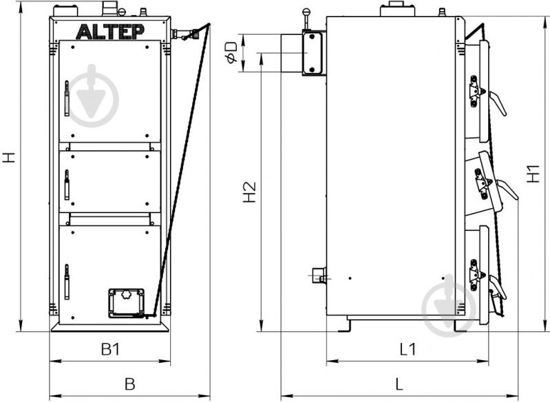 Котел твердотопливный Altep DUO UNI Plus (21 кВт) - фото 6