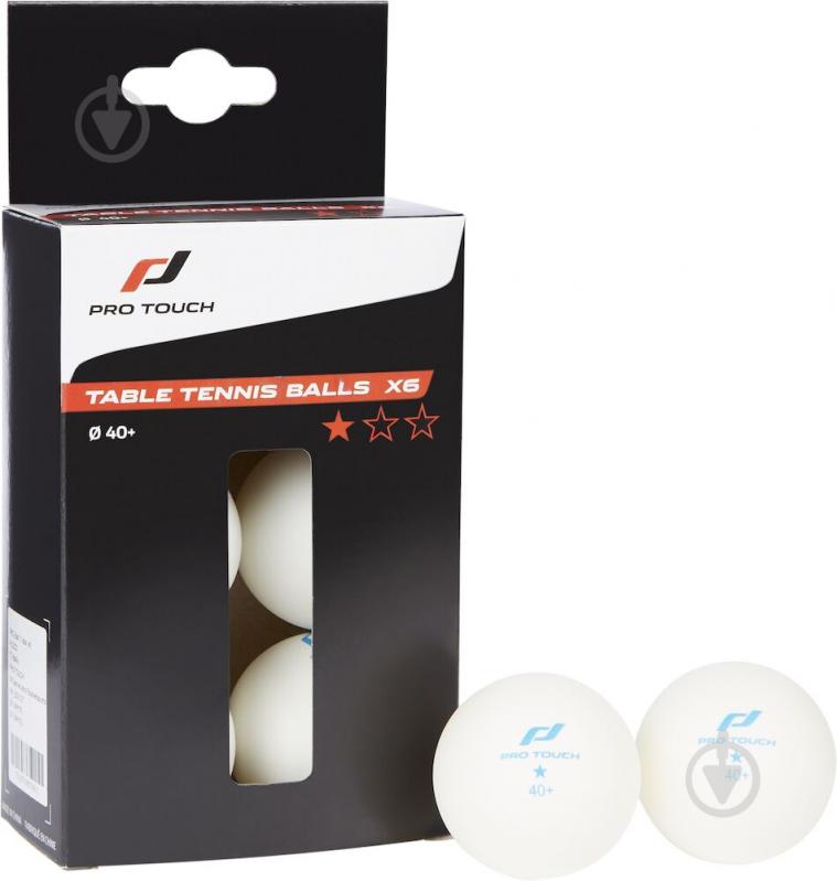 Набір м'ячів Pro Touch PRO Ball 1 star 412202-001 6 шт. - фото 1