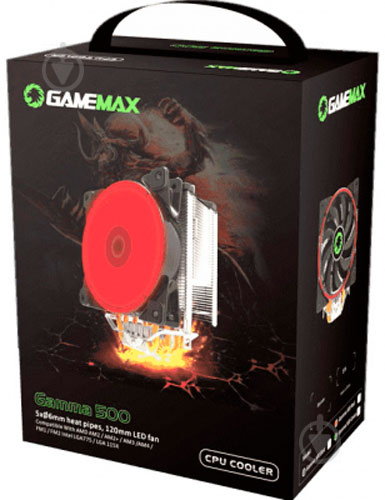 Процессорный кулер GameMax Gamma 500-Green - фото 6