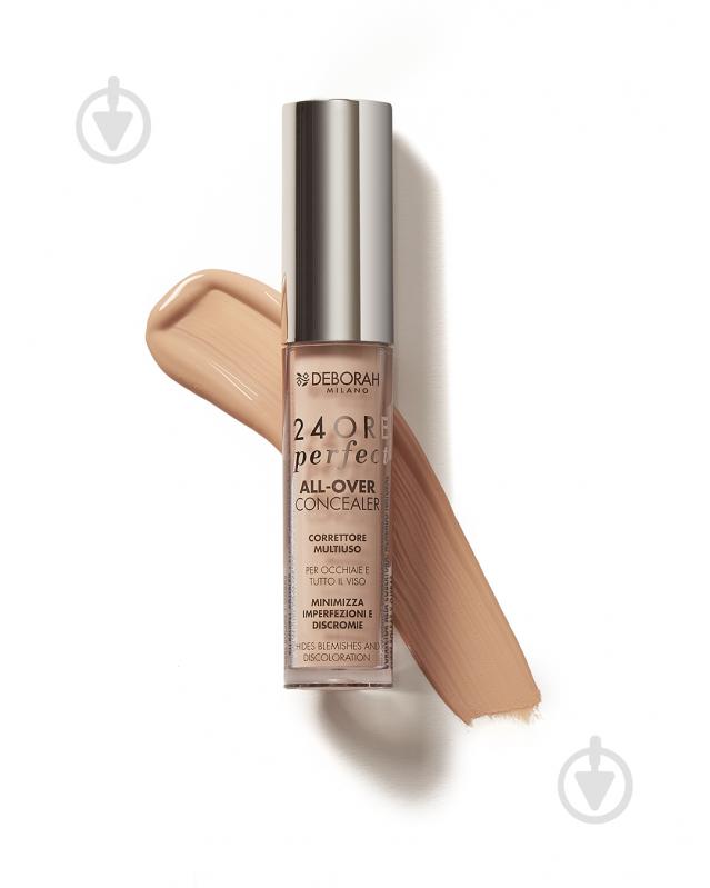 Консилер DEBORAH 24ORE PERFECT ALL-OVER CONCEALER водостойкий Fair 5,5 г - фото 4