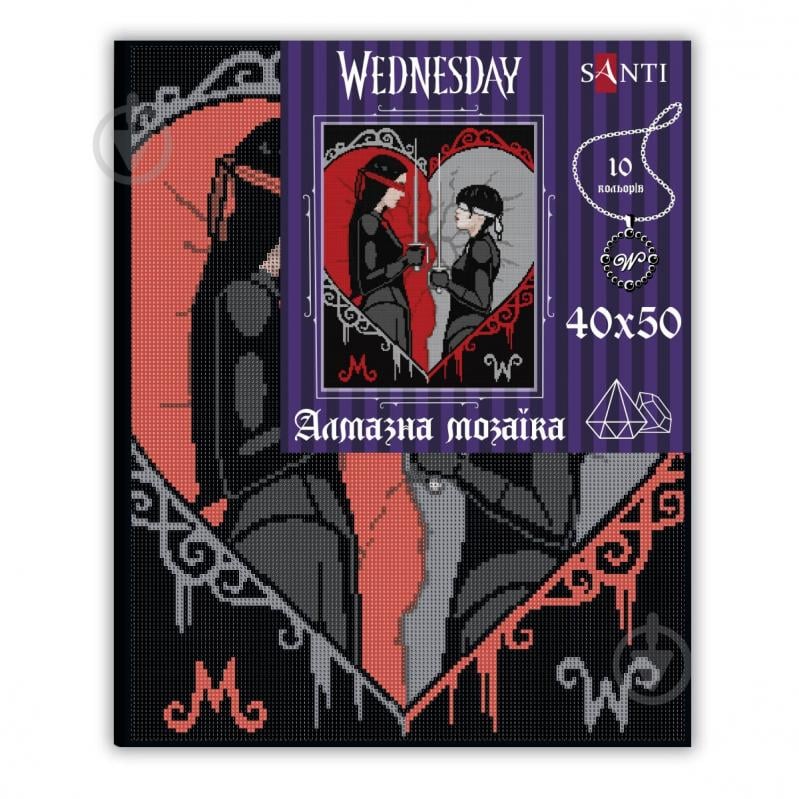Алмазная мозаика Wednesday Duelo a ciegas 40x50 см Santi - фото 2