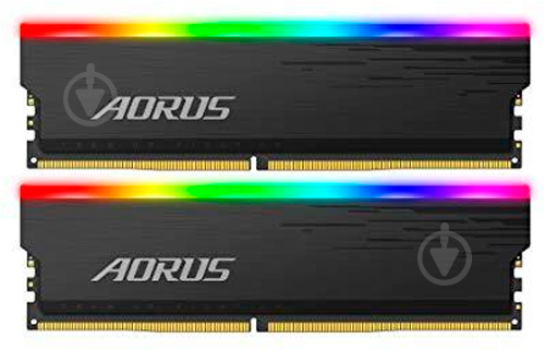 Оперативная память Gigabyte DDR4 SDRAM 16 GB (2x8GB) 3733 MHz (GP-ARS16G37D) AORUS RGB Fusion 2.0 - фото 1