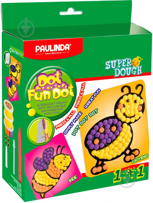 Набір для творчості Paulinda маса для ліплення Dot Fun Dot Бджілка P62-081408 - фото 2