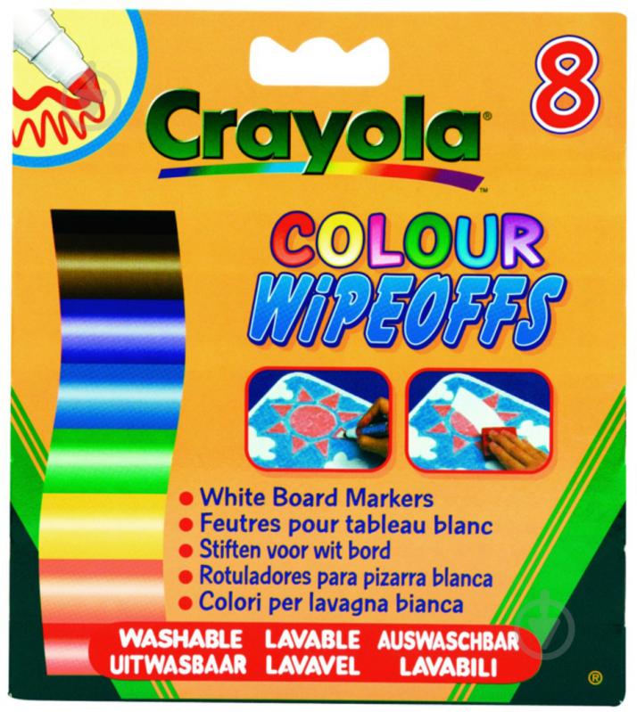 Набір для творчості Crayola Фломастери для дошки - фото 1