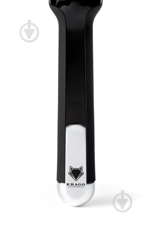 Щетка для волос KRAGO овальная White Gold br-wg-007 черный - фото 4 Щетка для волос KRAGO овальная White Gold br-wg-007 черный - фото 4