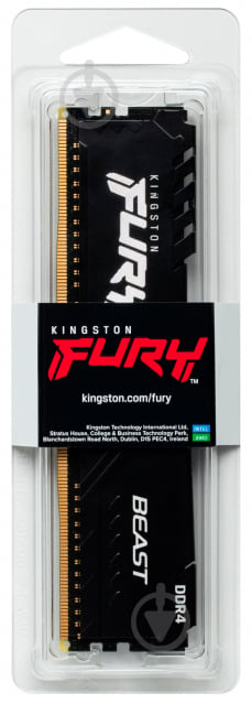 Оперативна пам'ять Kingston DDR4 SDRAM 32 GB (1x32GB) 2666 MHz (KF426C16BB/32) Fury Beast - фото 5