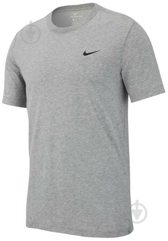 Футболка Nike M NK DRY TEE DFC CREW SOLID AR6029-063 р.S серый - фото 1