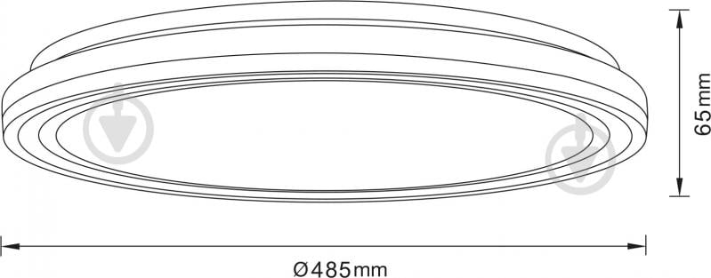 Світильник стельовий Sensio Palma 60 Вт білий 3000-6500 К AR-N250301152 - фото 6