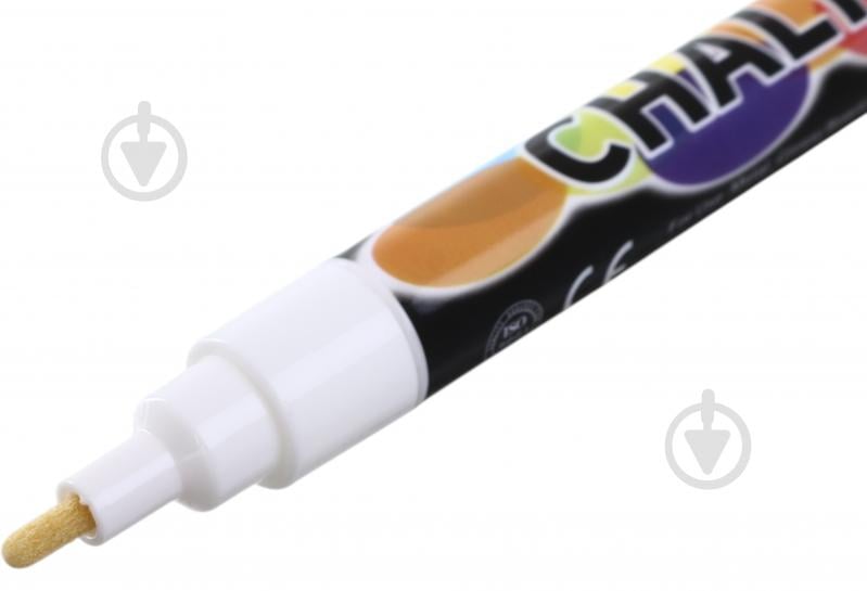 Маркер крейдовий Expert білий - фото 2