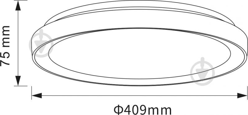 Світильник стельовий Sensio LED Yava D490хН75 3000lm 60 Вт білий 3000-6500 К AR-N250301409 - фото 5 Світильник стельовий Sensio LED Yava D490хН75 3000lm 60 Вт білий 3000-6500 К AR-N250301409 - фото 5