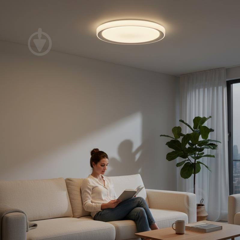 Світильник стельовий Sensio LED Yava D390хН80 2000lm 48 Вт білий 3000-6500 К AR-N250301408 - фото 14