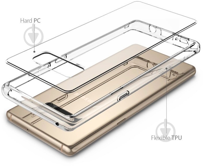Чехол Ringke Fusion для Samsung Galaxy Note 8 Clear (RCS4367) - фото 3