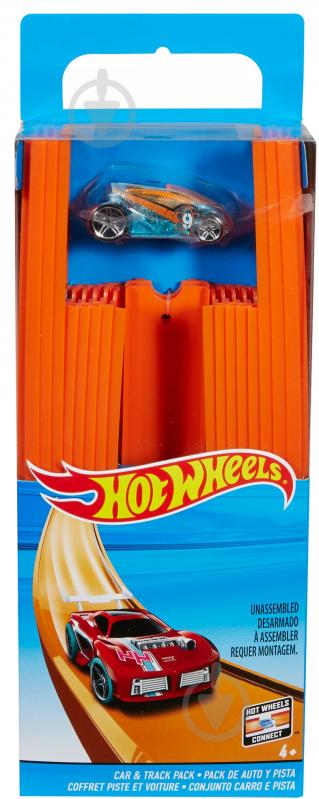 Игра дорожная Hot Wheels Car & Track Pack - фото 1