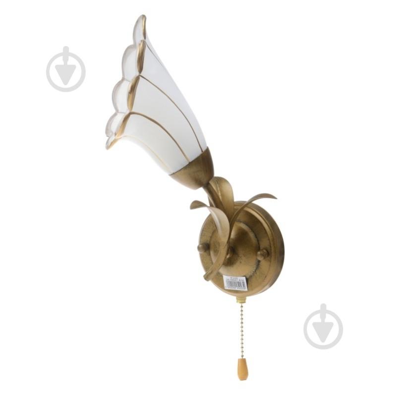 Бра Brille LK-199W 60 Вт E14 коричневый l5-353 - фото 1 Бра Brille LK-199W 60 Вт E14 коричневый l5-353 - фото 1