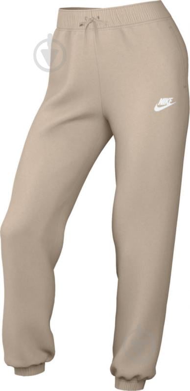 Брюки Nike W NSW CLUB FLC MR PANT STD DQ5191-126 р. M бежевый - фото 5