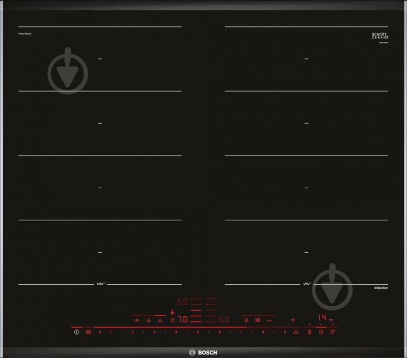Варильна поверхня електрична Bosch PXX675DV1E - фото 2