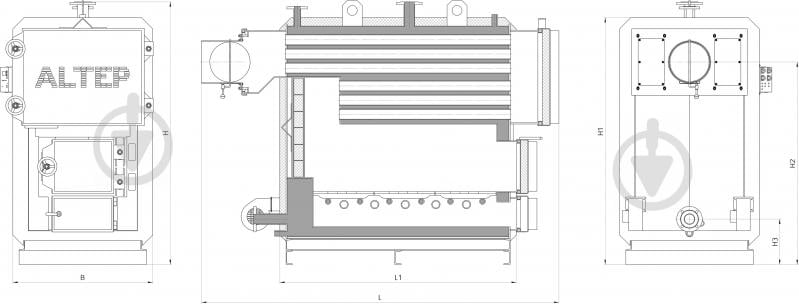 Котел твердотопливный Altep ALTEP-MAX (250 кВт) - фото 6