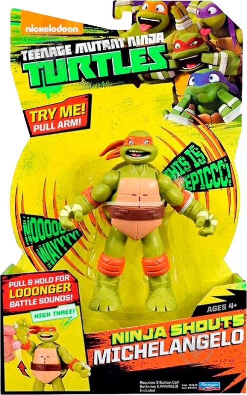 Фигурка со звуком TMNT Микеланджело - фото 3