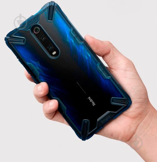 Чехол Ringke Fusion X Space Blue для Xiaomi Mi 9T - фото 5