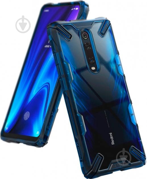 Чехол Ringke Fusion X Space Blue для Xiaomi Mi 9T - фото 1