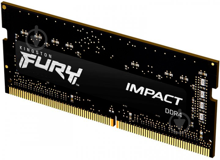 Оперативная память Kingston SODIMM DDR4 8 GB (1x8GB) 2666 MHz (KF426S15IB/8) Fury Impact - фото 2